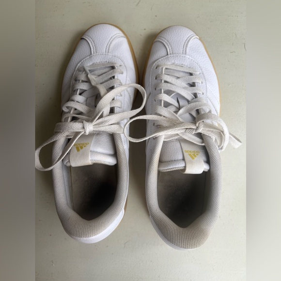 Adidas VL Court 3.0 Sneakers Women’s Size 7.5 White Gum Sole Casual Shoes - Picture 8 of 9